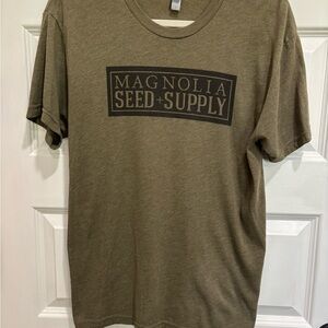 Next Level Apparel Olive Graphic Tee